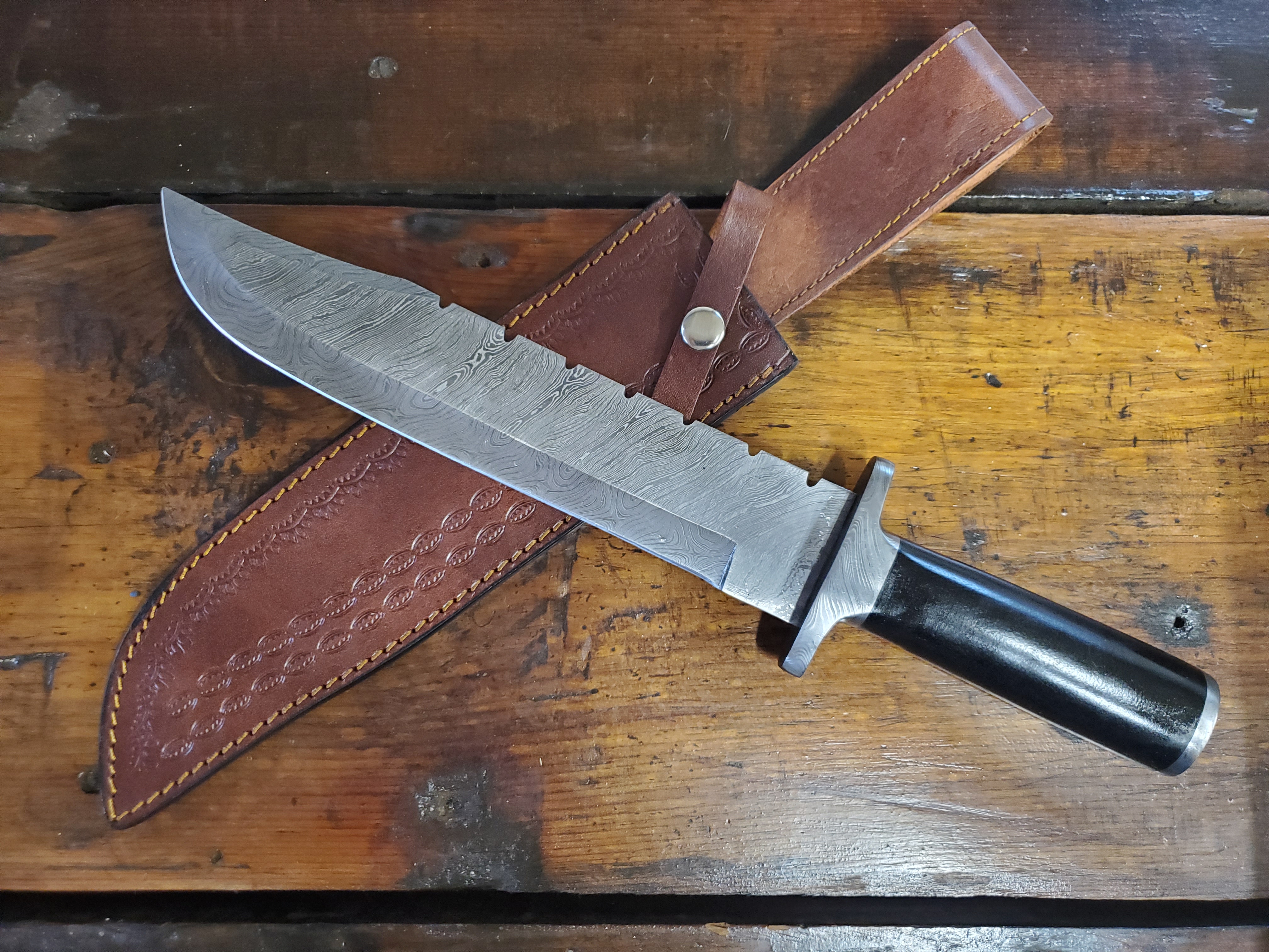 large hunting knife