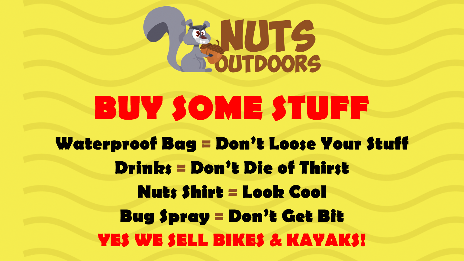 Shop Sign – Nuts Outdoors
