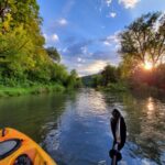 galena-river-kayak-sunset - Outdoors in Galena, IL (Driftless Region)